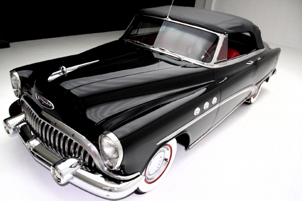 For Sale Used 1953 Buick Special Convertible Rare Black & Red | American Dream Machines Des Moines IA 50309