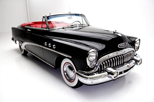 For Sale Used 1953 Buick Special Convertible Rare Black & Red | American Dream Machines Des Moines IA 50309