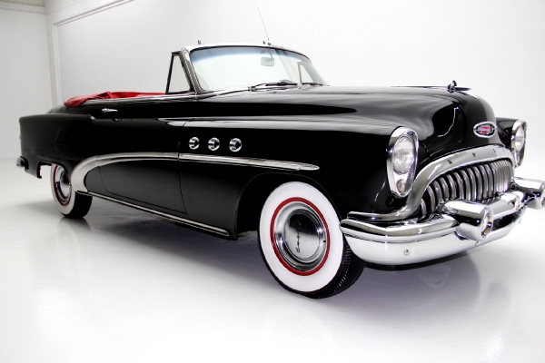 For Sale Used 1953 Buick Special Convertible Rare Black & Red | American Dream Machines Des Moines IA 50309