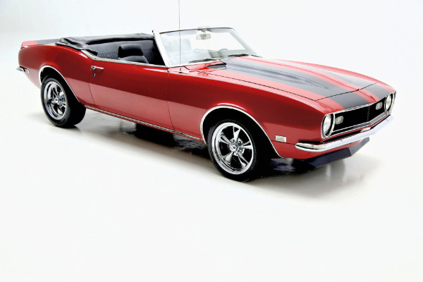 For Sale Used 1968 Chevrolet Camaro Convertible Torch Red | American Dream Machines Des Moines IA 50309