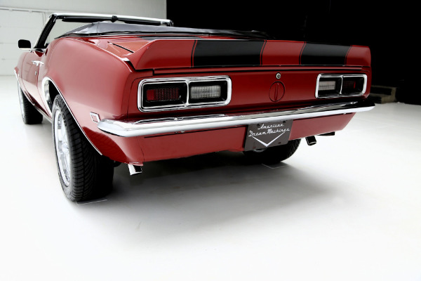 For Sale Used 1968 Chevrolet Camaro Convertible Torch Red | American Dream Machines Des Moines IA 50309