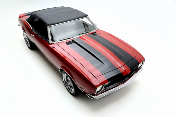 For Sale Used 1968 Chevrolet Camaro Convertible Torch Red | American Dream Machines Des Moines IA 50309