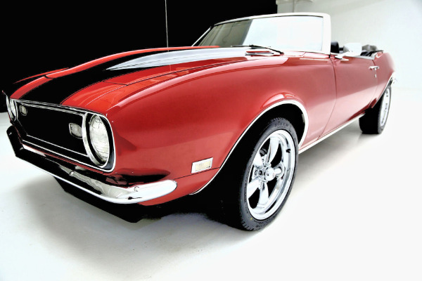 For Sale Used 1968 Chevrolet Camaro Convertible Torch Red | American Dream Machines Des Moines IA 50309