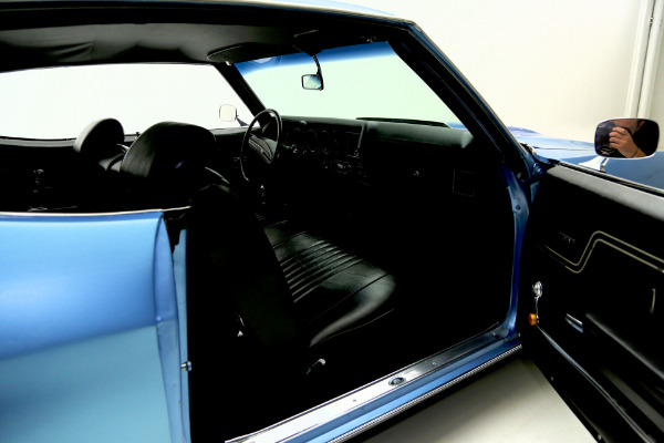 For Sale Used 1972 Chevrolet Chevelle Super Sport SS, Blue,black int,#s Match | American Dream Machines Des Moines IA 50309