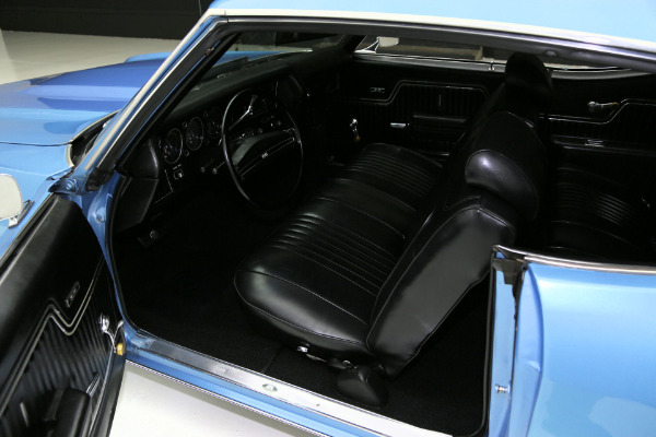 For Sale Used 1972 Chevrolet Chevelle Super Sport SS, Blue,black int,#s Match | American Dream Machines Des Moines IA 50309