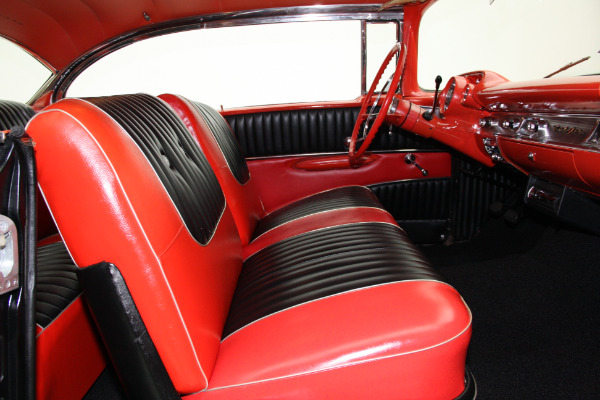 For Sale Used 1957 Chevrolet Bel Air Hardtop Black & red interior, 283 | American Dream Machines Des Moines IA 50309