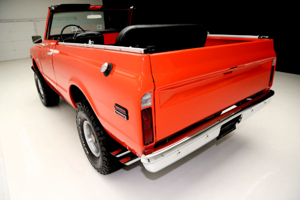 For Sale Used 1972 Chevrolet Blazer K5, Orange, houndstooth int | American Dream Machines Des Moines IA 50309