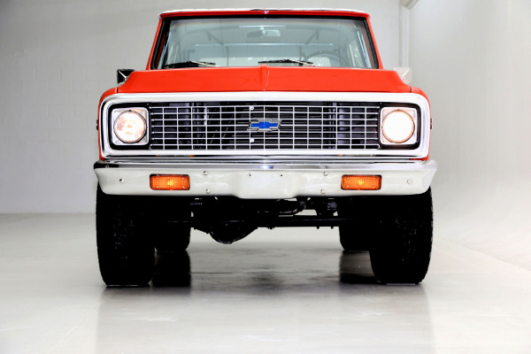 For Sale Used 1972 Chevrolet Blazer K5, Orange, houndstooth int | American Dream Machines Des Moines IA 50309