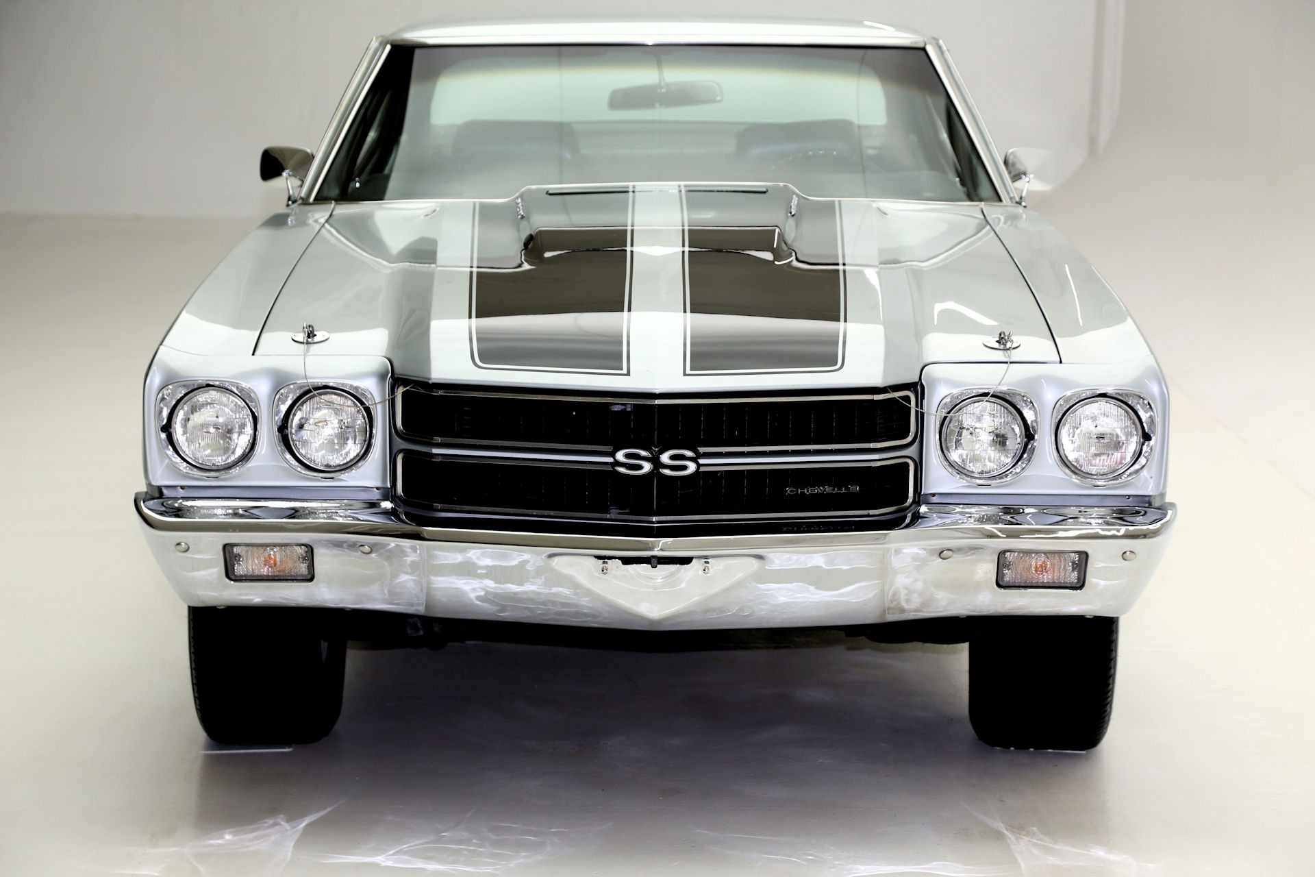 For Sale Used 1970 Chevrolet Chevelle Super Sport Silver, True SS,4 Speed | American Dream Machines Des Moines IA 50309