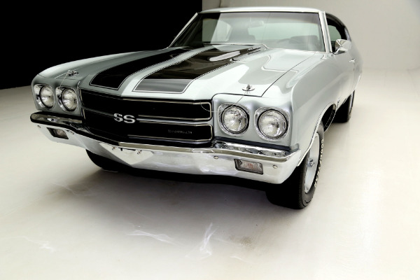 For Sale Used 1970 Chevrolet Chevelle Super Sport Silver, True SS,4 Speed | American Dream Machines Des Moines IA 50309