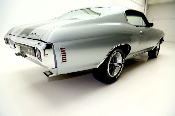 For Sale Used 1970 Chevrolet Chevelle Super Sport Silver, True SS,4 Speed | American Dream Machines Des Moines IA 50309