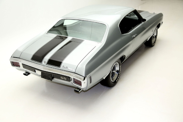 For Sale Used 1970 Chevrolet Chevelle Super Sport Silver, True SS,4 Speed | American Dream Machines Des Moines IA 50309