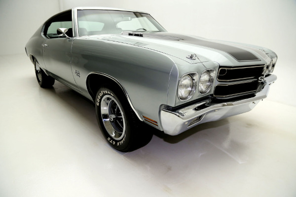 For Sale Used 1970 Chevrolet Chevelle Super Sport Silver, True SS,4 Speed | American Dream Machines Des Moines IA 50309