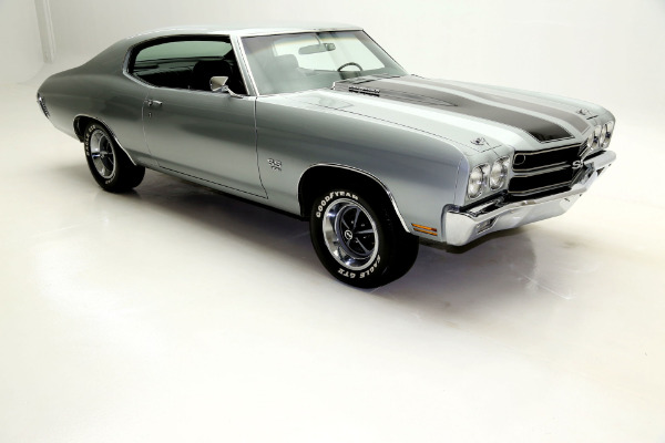 For Sale Used 1970 Chevrolet Chevelle Super Sport Silver, True SS,4 Speed | American Dream Machines Des Moines IA 50309