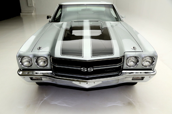 For Sale Used 1970 Chevrolet Chevelle Super Sport Silver, True SS,4 Speed | American Dream Machines Des Moines IA 50309