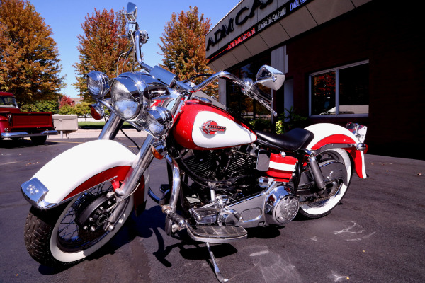 For Sale Used 1979 Harley Davidson Shovelhead Red & White | American Dream Machines Des Moines IA 50309