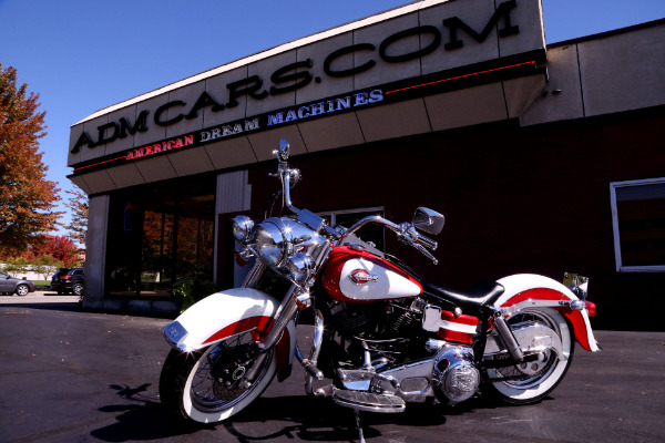 For Sale Used 1979 Harley Davidson Shovelhead Red & White | American Dream Machines Des Moines IA 50309