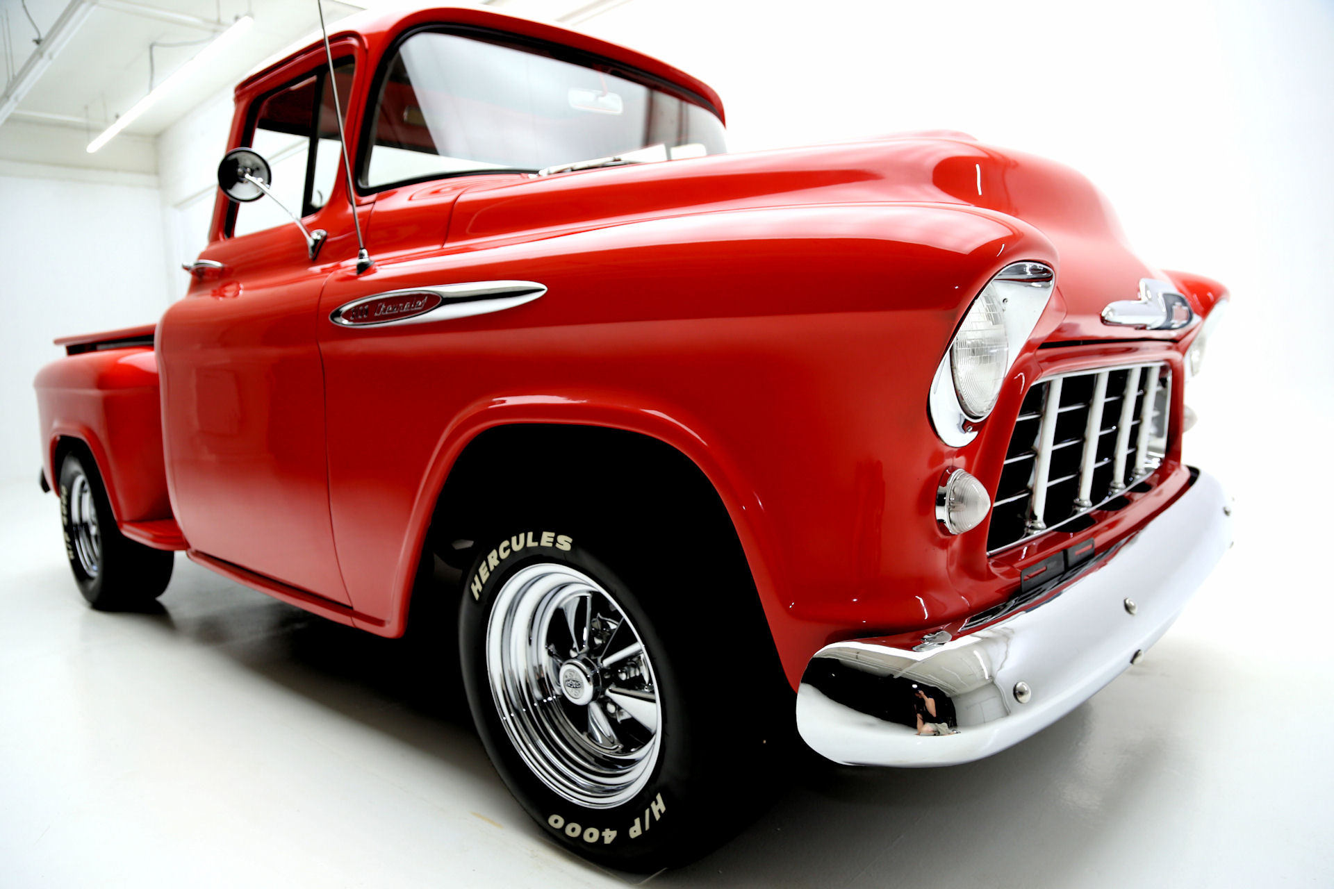 For Sale Used 1955 Chevrolet Pickup 3100, big back window, V8, 4 speed | American Dream Machines Des Moines IA 50309