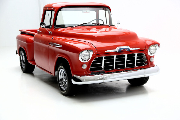 For Sale Used 1955 Chevrolet Pickup 3100, big back window, V8, 4 speed | American Dream Machines Des Moines IA 50309