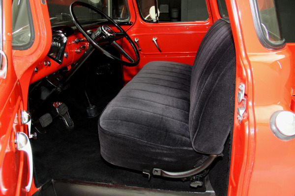 For Sale Used 1955 Chevrolet Pickup 3100, big back window, V8, 4 speed | American Dream Machines Des Moines IA 50309