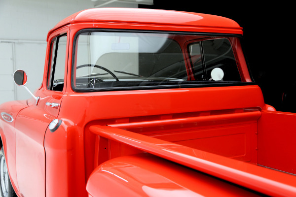 For Sale Used 1955 Chevrolet Pickup 3100, big back window, V8, 4 speed | American Dream Machines Des Moines IA 50309