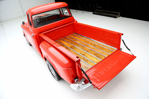 For Sale Used 1955 Chevrolet Pickup 3100, big back window, V8, 4 speed | American Dream Machines Des Moines IA 50309