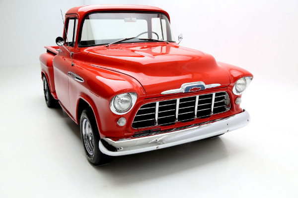 For Sale Used 1955 Chevrolet Pickup 3100, big back window, V8, 4 speed | American Dream Machines Des Moines IA 50309