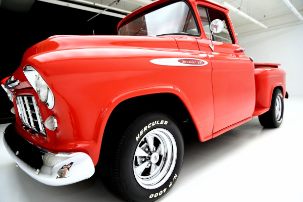 For Sale Used 1955 Chevrolet Pickup 3100, big back window, V8, 4 speed | American Dream Machines Des Moines IA 50309