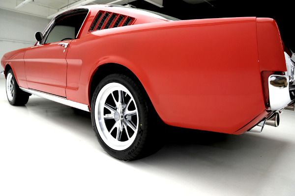 For Sale Used 1965 Ford Mustang Fastback Red/red w/white shelby stripes, | American Dream Machines Des Moines IA 50309