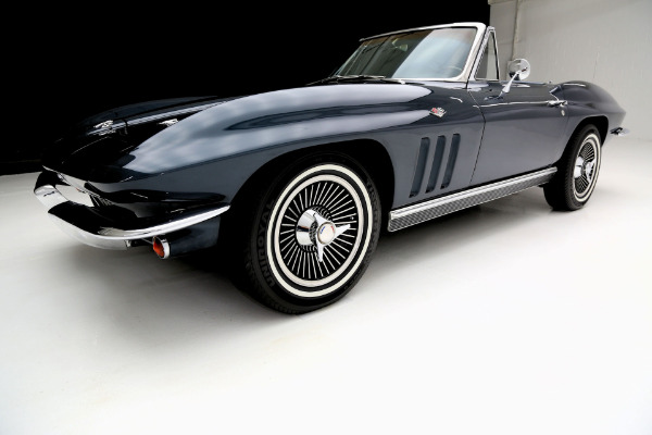 For Sale Used 1966 Chevrolet Corvette Laguna Blue, 327/350 Roadster | American Dream Machines Des Moines IA 50309