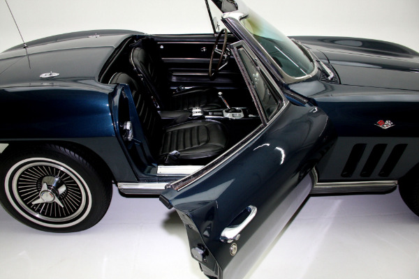 For Sale Used 1966 Chevrolet Corvette Laguna Blue, 327/350 Roadster | American Dream Machines Des Moines IA 50309