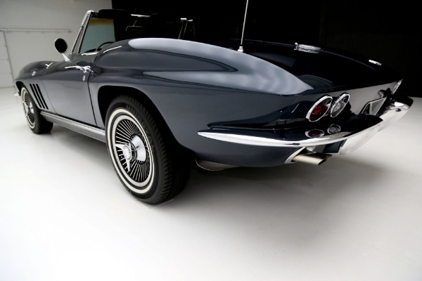 For Sale Used 1966 Chevrolet Corvette Laguna Blue, 327/350 Roadster | American Dream Machines Des Moines IA 50309