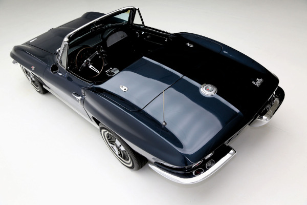 For Sale Used 1966 Chevrolet Corvette Laguna Blue, 327/350 Roadster | American Dream Machines Des Moines IA 50309