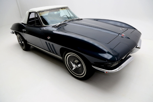 For Sale Used 1966 Chevrolet Corvette Laguna Blue, 327/350 Roadster | American Dream Machines Des Moines IA 50309