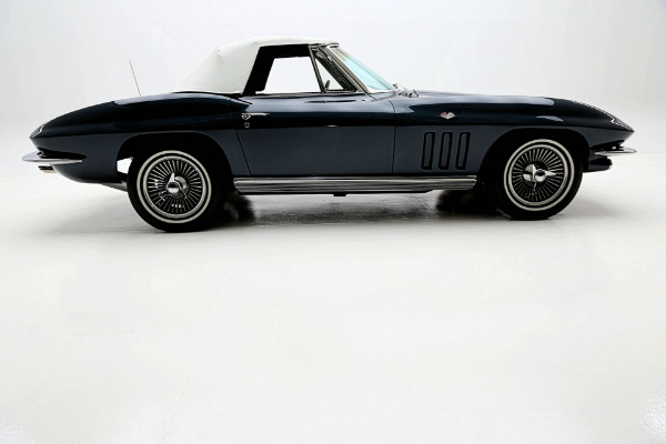 For Sale Used 1966 Chevrolet Corvette Laguna Blue, 327/350 Roadster | American Dream Machines Des Moines IA 50309