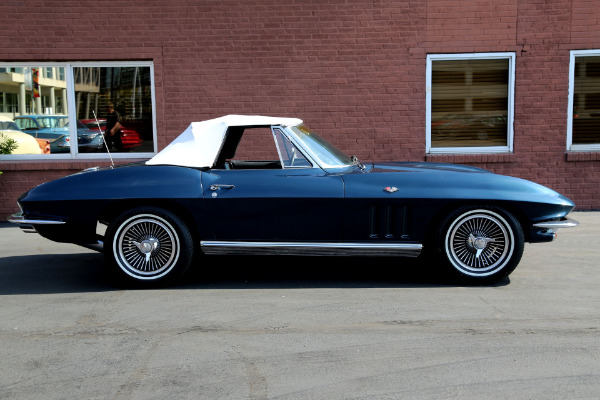 For Sale Used 1966 Chevrolet Corvette Laguna Blue, 327/350 Roadster | American Dream Machines Des Moines IA 50309