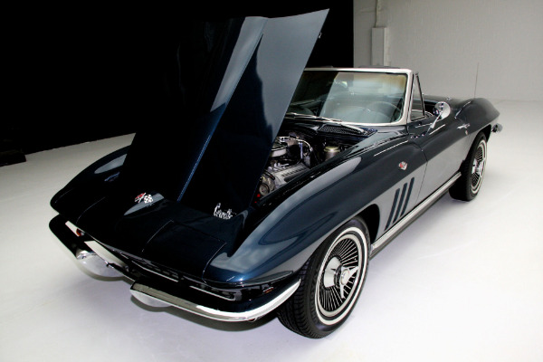 For Sale Used 1966 Chevrolet Corvette Laguna Blue, 327/350 Roadster | American Dream Machines Des Moines IA 50309