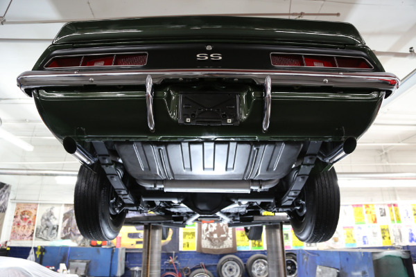 For Sale Used 1969 Chevrolet Camaro Fathom Green Super Sport, X55, Docs | American Dream Machines Des Moines IA 50309