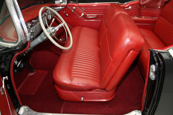 For Sale Used 1954 Oldsmobile 88 Black, Red interior, Continental kit | American Dream Machines Des Moines IA 50309