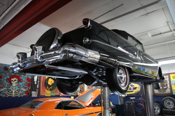 For Sale Used 1954 Oldsmobile 88 Black, Red interior, Continental kit | American Dream Machines Des Moines IA 50309