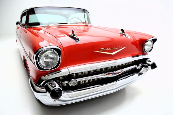 For Sale Used 1957 Chevrolet Belair Red, Frame off resto V8 | American Dream Machines Des Moines IA 50309