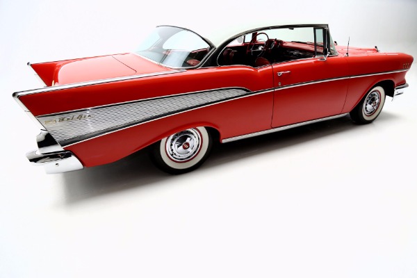 For Sale Used 1957 Chevrolet Belair Red, Frame off resto V8 | American Dream Machines Des Moines IA 50309