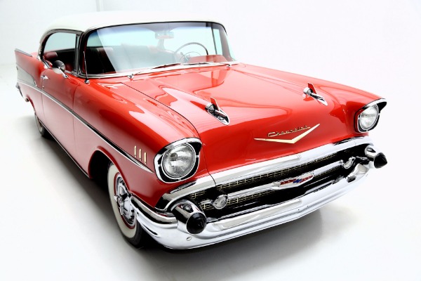 For Sale Used 1957 Chevrolet Belair Red, Frame off resto V8 | American Dream Machines Des Moines IA 50309