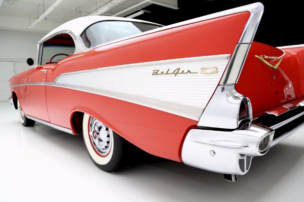 For Sale Used 1957 Chevrolet Belair Red, Frame off resto V8 | American Dream Machines Des Moines IA 50309