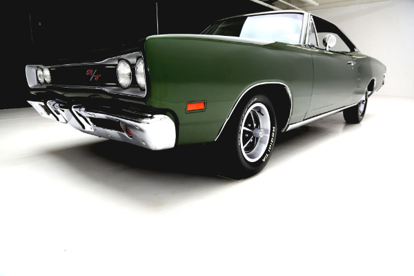 For Sale Used 1969 Dodge Coronet R/T Green 440/375 Fender Tag Build Sheet | American Dream Machines Des Moines IA 50309