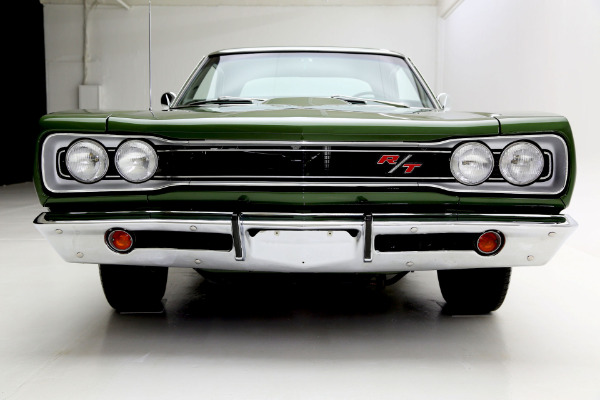 For Sale Used 1969 Dodge Coronet R/T Green 440/375 Fender Tag Build Sheet | American Dream Machines Des Moines IA 50309