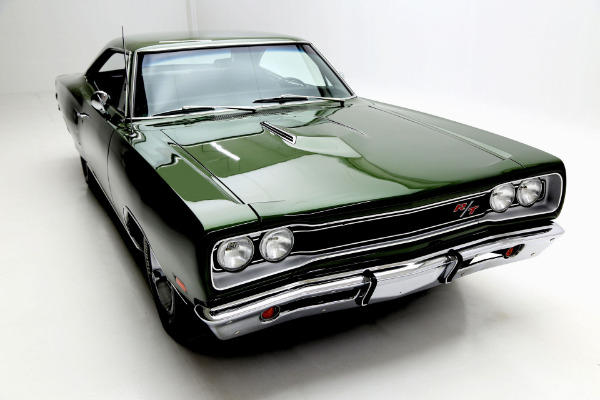 For Sale Used 1969 Dodge Coronet R/T Green 440/375 Fender Tag Build Sheet | American Dream Machines Des Moines IA 50309