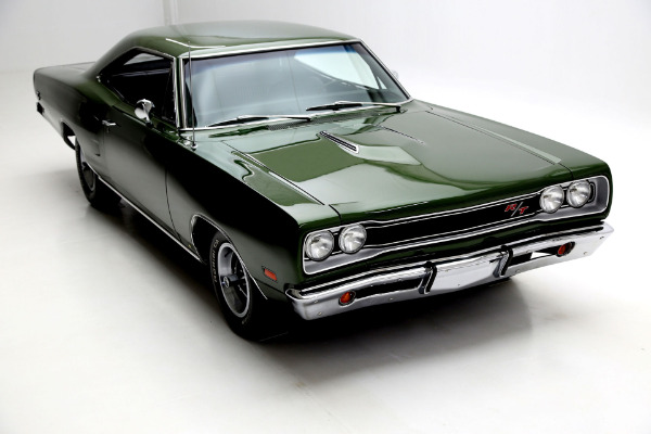 For Sale Used 1969 Dodge Coronet R/T Green 440/375 Fender Tag Build Sheet | American Dream Machines Des Moines IA 50309