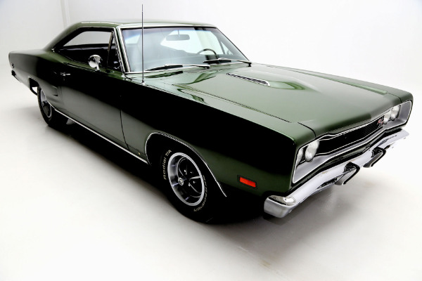 For Sale Used 1969 Dodge Coronet R/T Green 440/375 Fender Tag Build Sheet | American Dream Machines Des Moines IA 50309