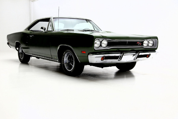 For Sale Used 1969 Dodge Coronet R/T Green 440/375 Fender Tag Build Sheet | American Dream Machines Des Moines IA 50309